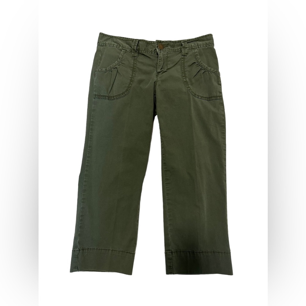 Calvin Klein Casual Cropped Army Green Pants